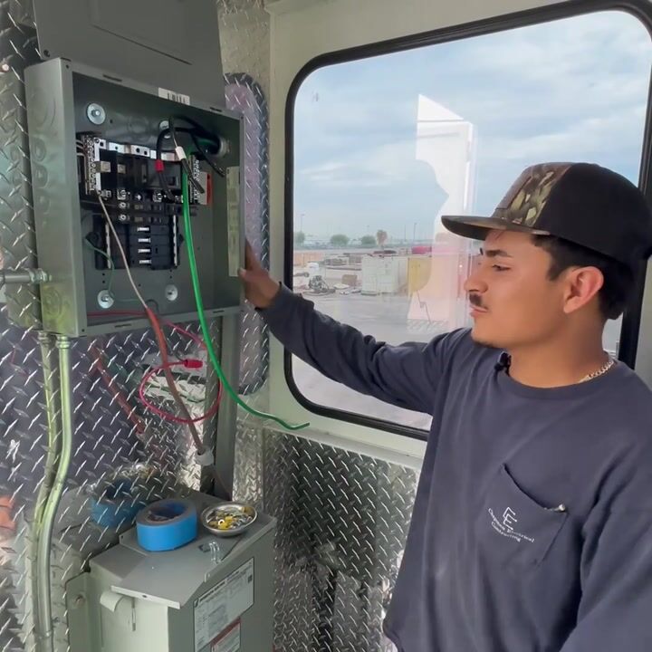 Trailer Power — Square D Panel and 10 kVA Transformer